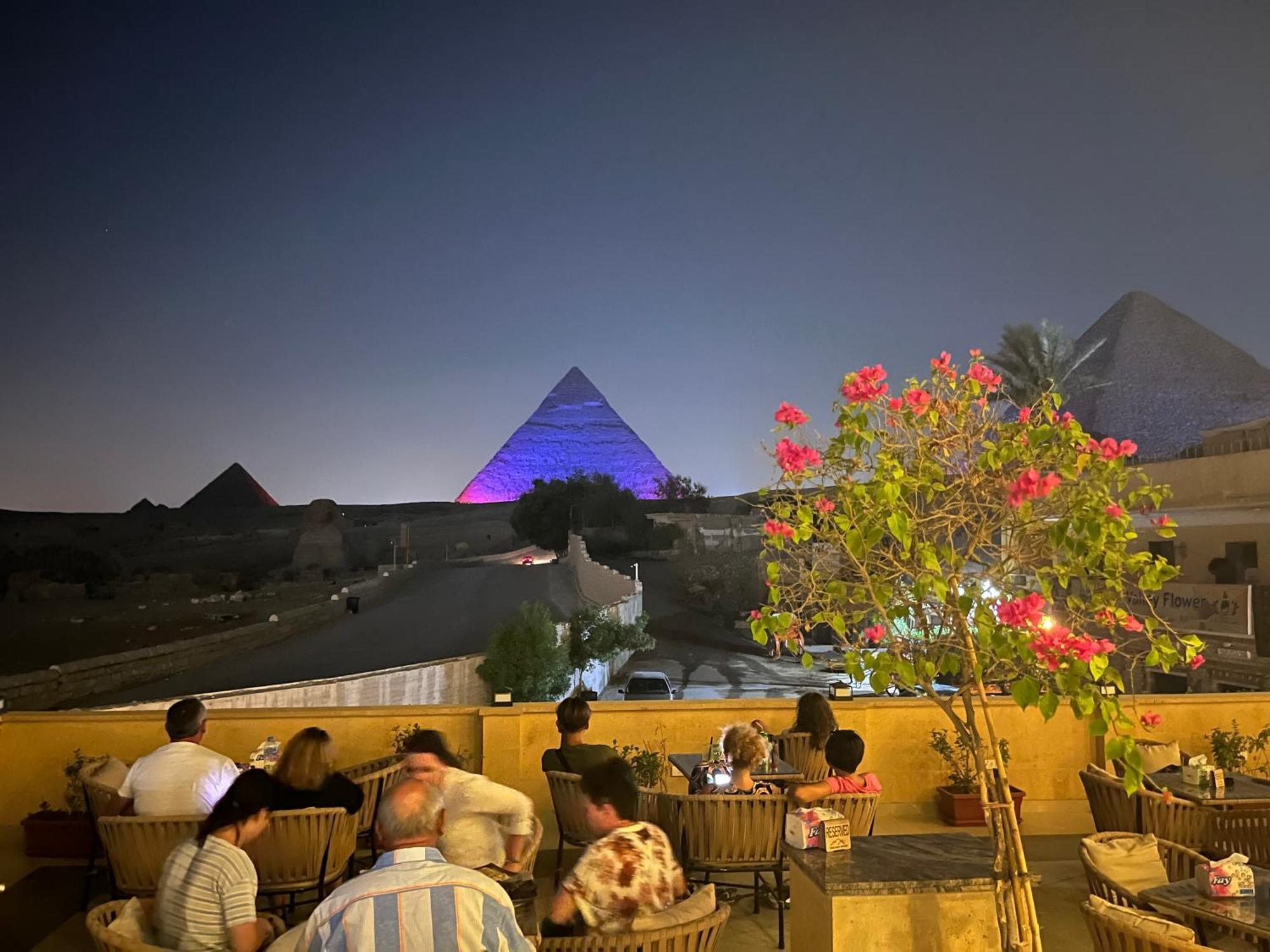 The Gate Hotel Front Pyramids & Sphinx View Kafret el-Gabal Exteriér fotografie