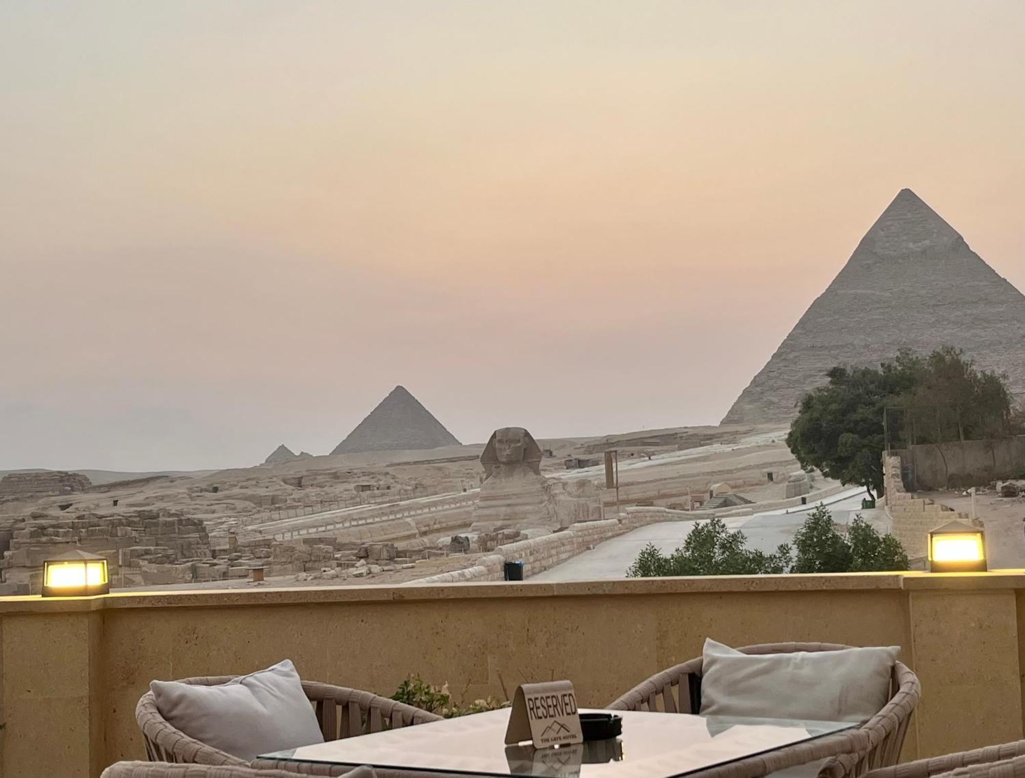 The Gate Hotel Front Pyramids & Sphinx View Kafret el-Gabal Exteriér fotografie