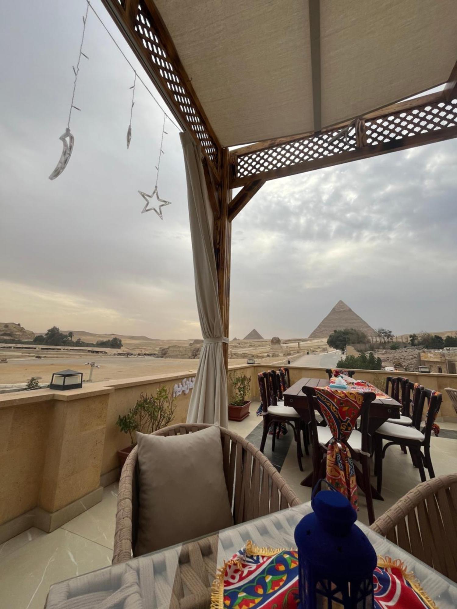 The Gate Hotel Front Pyramids & Sphinx View Kafret el-Gabal Exteriér fotografie