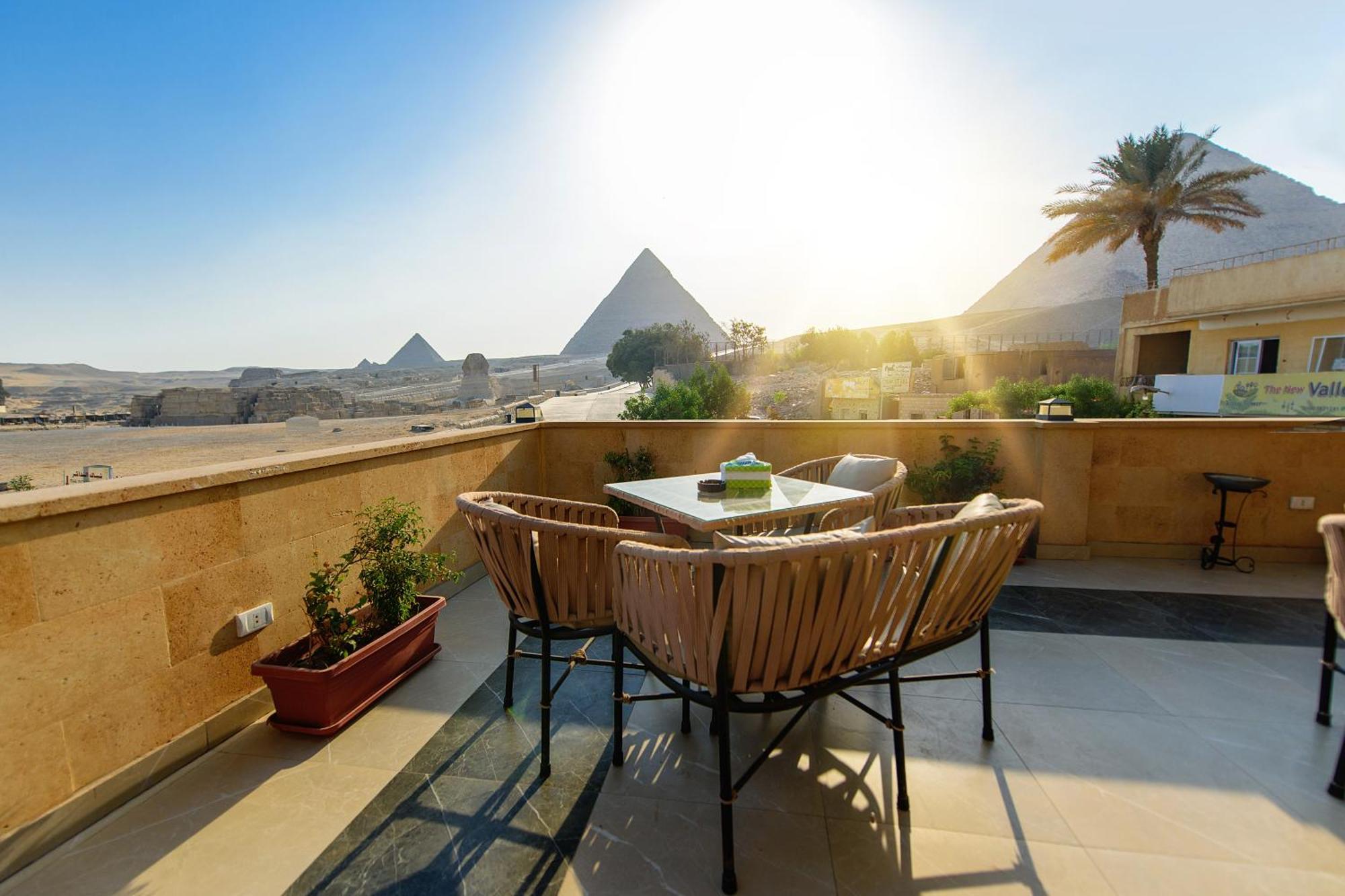The Gate Hotel Front Pyramids & Sphinx View Kafret el-Gabal Exteriér fotografie