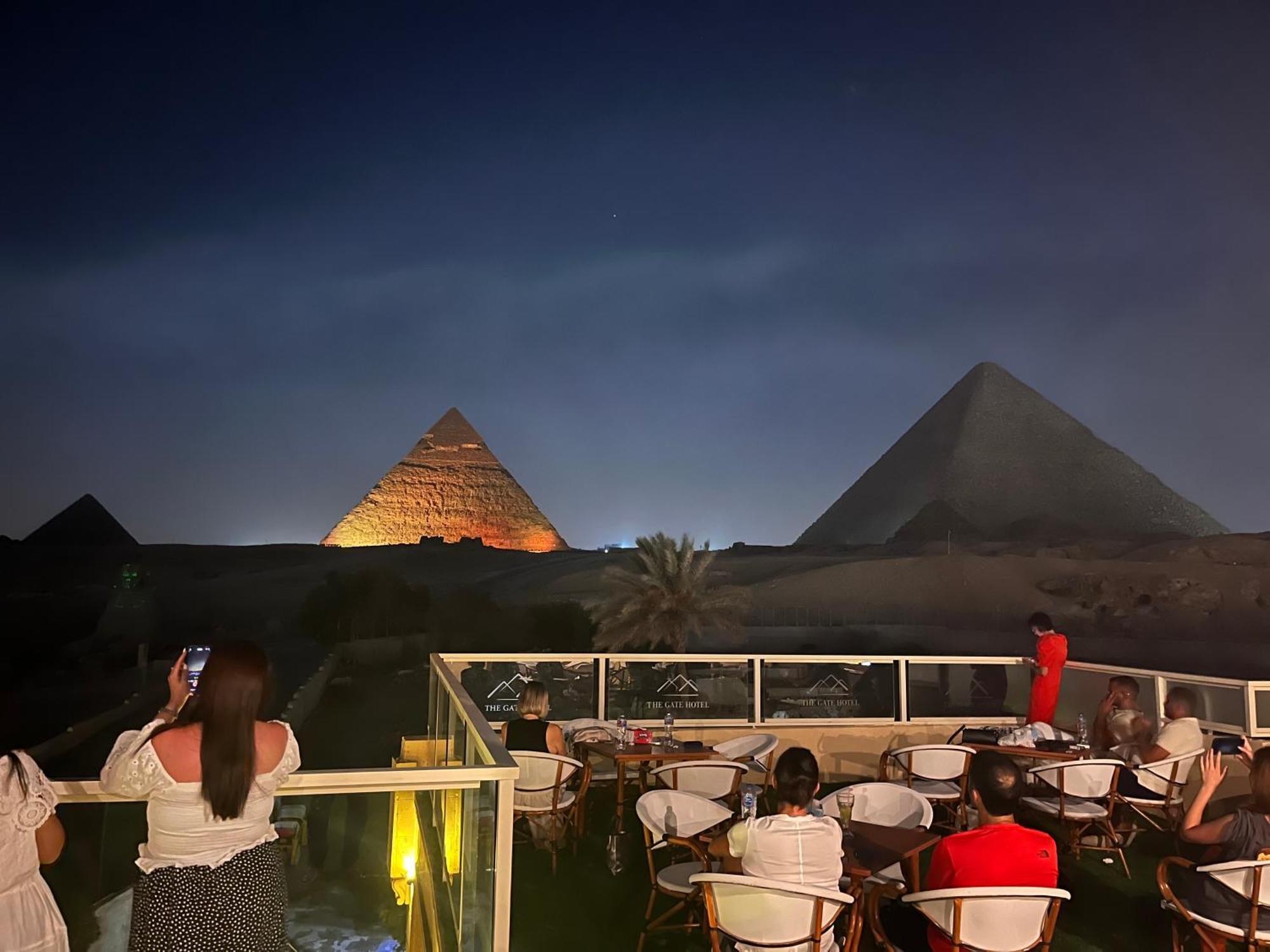 The Gate Hotel Front Pyramids & Sphinx View Kafret el-Gabal Exteriér fotografie