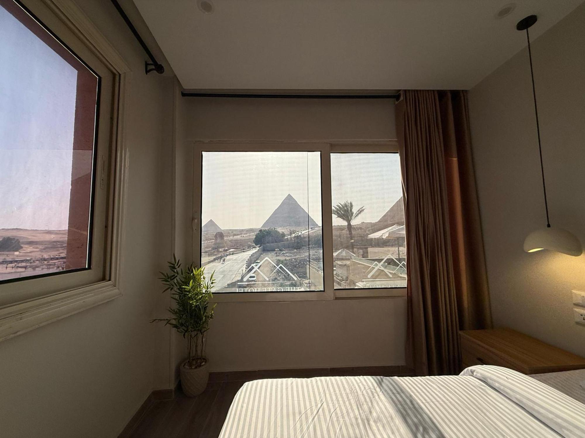 The Gate Hotel Front Pyramids & Sphinx View Kafret el-Gabal Exteriér fotografie